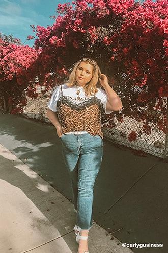 Forever21 Plus Size Jaguar Print Cami