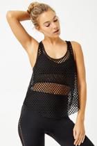 Forever21 Active Sheer Mesh Knit Tank Top