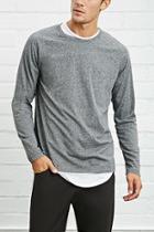 21 Men Men's  Long-sleeve Marled Knit T-shirt