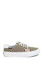 Forever21 Men Straye Rainbow Checkered Low-top Sneakers