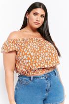Forever21 Plus Size Daisy Off-the-shoulder Top