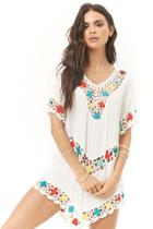 Forever21 Multicolor Crochet Tunic