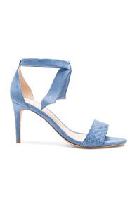 Alexandre Birman Suede Rosemarie Heels In Blue