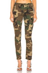 Amiri Stack Cargo In Brown,camo,green