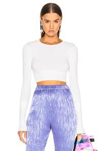 Sies Marjan Gwin Crop Crew Sweater In White