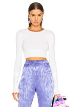 Sies Marjan Gwin Crop Crew Sweater In White