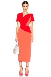 Roksanda Latimer Dress In Red
