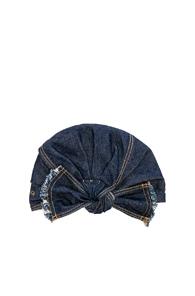 Lola Hats For Fwrd Denim Turban In Blue