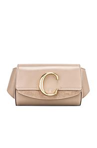 Chloe C Belt Bag In Gray
