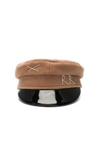 Ruslan Baginskiy Wool Stitch Cap In Neutrals