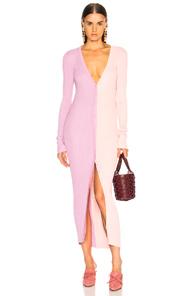 Staud Shoko Dress In Pink,purple