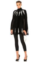 Alexander Mcqueen Cape In Black