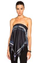 Christopher Esber Memphis Scarf Top In Black