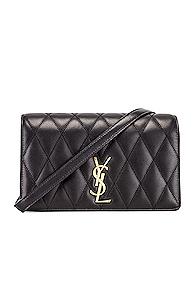 Saint Laurent Angie Chain Bag In Black