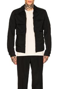 Comme Des Garcons Homme Plus Collar Jacket In Black