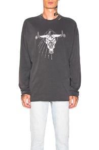 Alchemist Tombstone Long Sleeve Tee In Gray