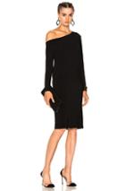 Norma Kamali Drop Shoulder Dress In Black