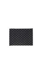 Victoria Beckham Printed Pvc Large Simple Pouch In Blue