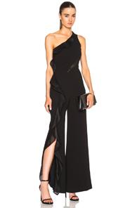 Jonathan Simkhai One Sleeve Jumpsuit In Black