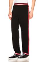 Givenchy Stripe Sweatpants In Black