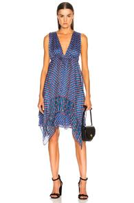 Ulla Johnson Colette Dress In Blue,stripes,floral