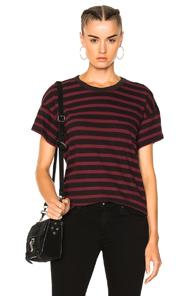 The Great Boxy Crew Tee In Red,struoes