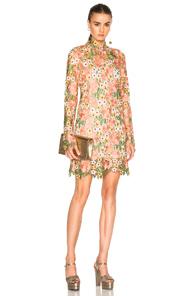Kate Sylvester Edie Mini Dress In Pink,floral,green