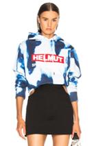 Helmut Lang X Shayne Oliver Tour Hoodie In Blue,ombre & Tie Dye,white