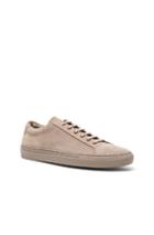 Common Projects Suede Original Achilles Low In Neutrals,gray