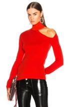 Dion Lee Spiral Sleeve Sweater In Red