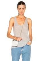 Helmut Lang Racer Back Top In Gray,stripes