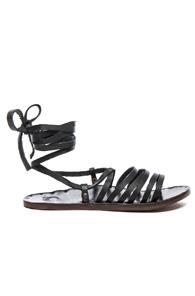Beek Leather Heron Sandals In Black
