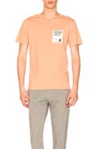 Maison Margiela Dyed Jersey Tee In Pink
