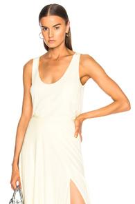 Sally Lapointe Basketball Tank In White