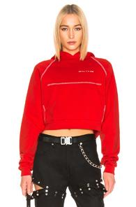 1017 Alyx 9sm Snap Back Hoodie In Red