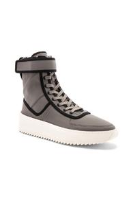 Fear Of God Neoprene Military Sneakers In Gray