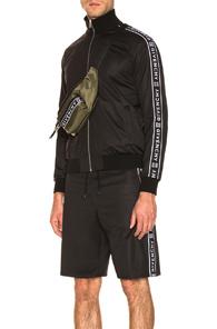 Givenchy Tape Track Jacket In Black,white