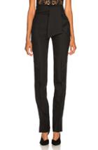 Valentino Oversized Bow Belt Trousers In Black