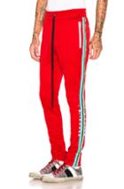 Amiri Skinny Track Pant In Red,stripes