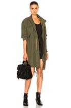 Nili Lotan West Military Jacket In Green