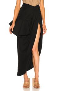 Jacquemus Sol Skirt In Black