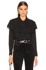 Laurel & Mulholland Ladies Of The Canyon Blouse In Black