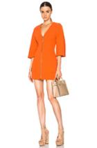 Alexis Dominique Kimono Dress In Orange