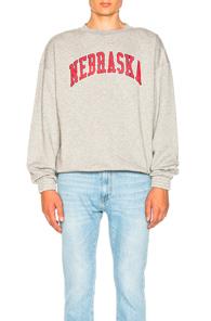 Off-white Nebraska Sweatshirt In Gray