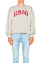 Off-white Nebraska Sweatshirt In Gray