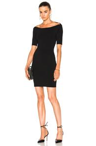 Dion Lee Suspended Rib Pencil Dress In Black