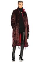 Haider Ackermann Long Parka In Purple