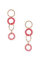 Jacquemus Riviera Earrings In Pink