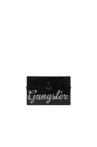 Edie Parker Small Trunk Gangster Clutch In Metallics,black
