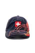 Vetements Cut Up Cap In Blue